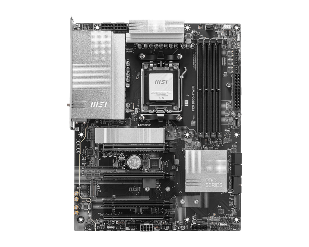 MSI PRO B850-P WiFi 7 AMD AM5 DDR5 Motherboard MSI PRO B850-P WiFi 7 AMD AM5 DDR5 Motherboard